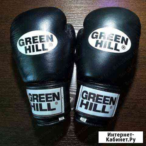 Боксерские перчатки GreenHill Punch, кожа Барнаул