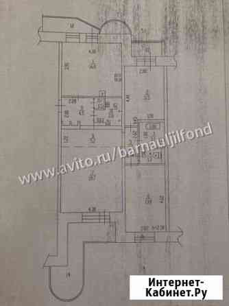 3-к квартира, 89 кв.м., 2/10 эт. Барнаул