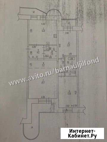 3-к квартира, 89 кв.м., 2/10 эт. Барнаул - изображение 1