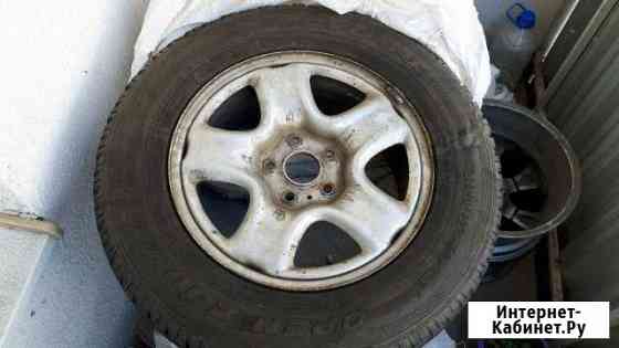 Липучка Dunlop 215x70R16 на дисках 5х114.3 Краснодар