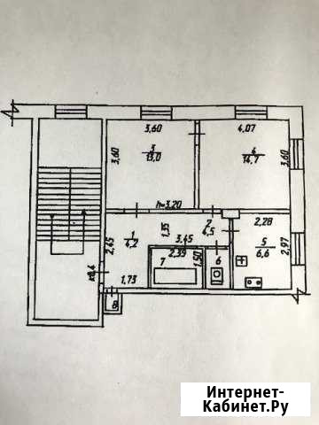 2-к квартира, 50 кв.м., 2/3 эт. Черемхово - изображение 1