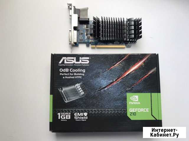 Видеокарта Asus GeForce 210 1gb gddr3 Екатеринбург - изображение 1