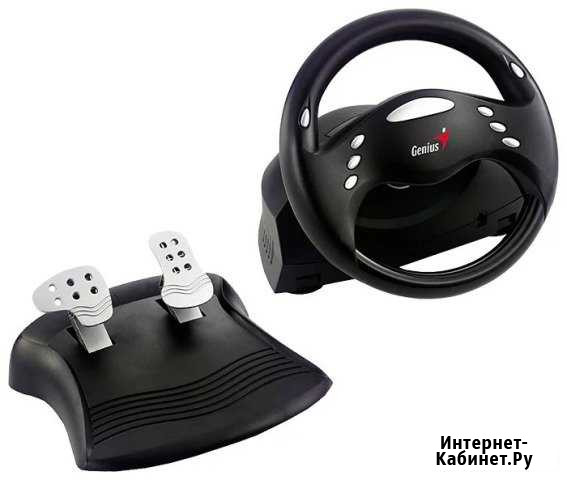 Руль игровой с педалями для пк Брянск - изображение 1