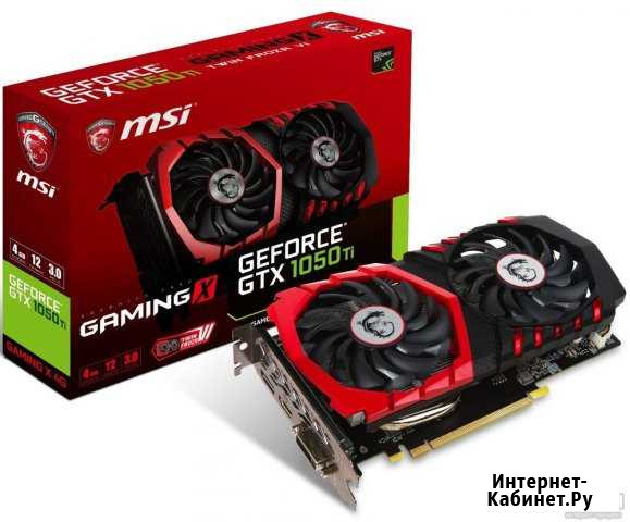 Видеокарта GeForce GTX 1050 Ti gaming X 4G Менделеевск - изображение 1