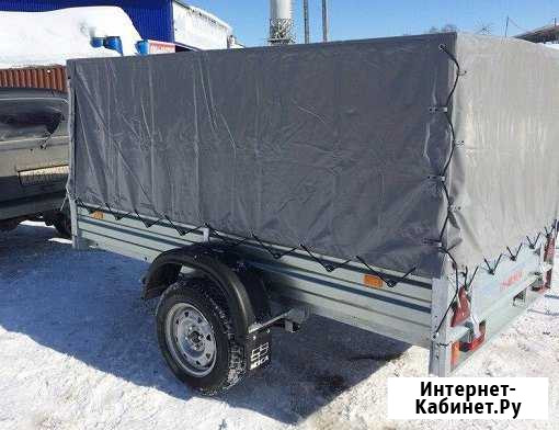 Прицеп новинка с откидной платформой 2,44*1,4 м Казань - изображение 1