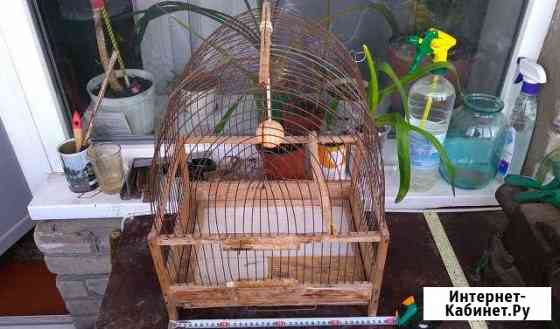Комнатная и пересносная клетки для попугаев Новороссийск