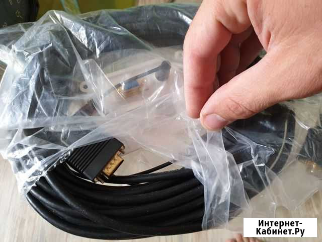 Кабель VGA + 3,5мм jack, 15 метров + Розетка Верхняя Салда - изображение 1