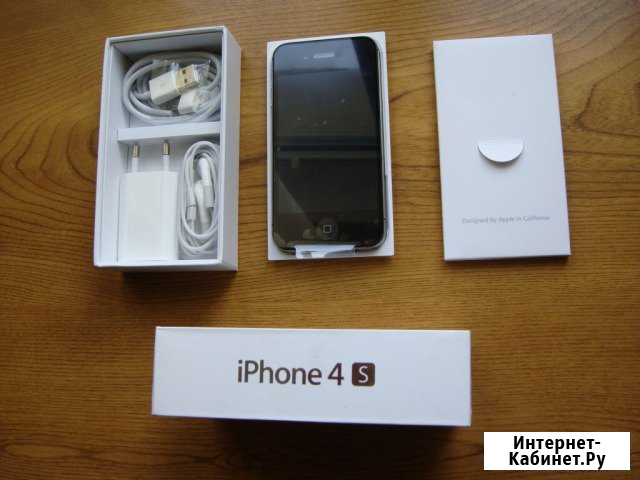 iPhone 4s 16gb, идеальный, полный комплект Челябинск - изображение 1