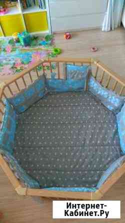 Манеж Geuther Octo-Parc Plus Натуральное дерево Иваново