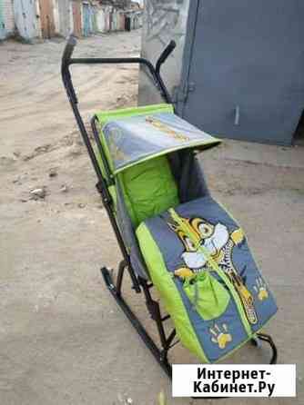 Отличные санки-коляска для малыша Чита