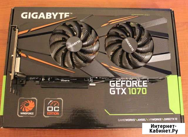 Gigabyte gtx 1070 windforce oc Архангельск - изображение 1