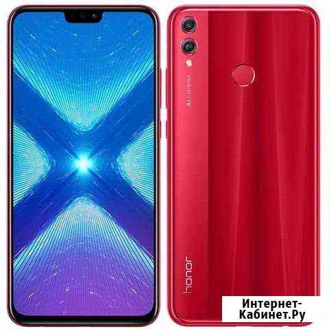 Honor 8x 64 Гб. Красный Санкт-Петербург