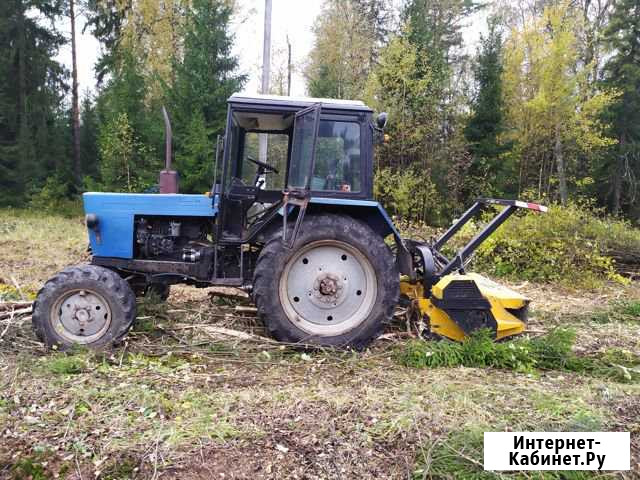Мтз-82+Мульчер orsi+Телега 2 птс-4, Плуг пкл-70 Иваново - изображение 1