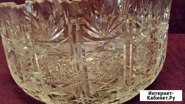 Хрустальная ваза большая Юрга - изображение 1