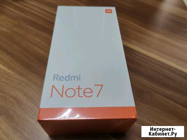 Xiaomi Redmi Note 7 4-64Gb новый чёрный гарантия Санкт-Петербург - изображение 1