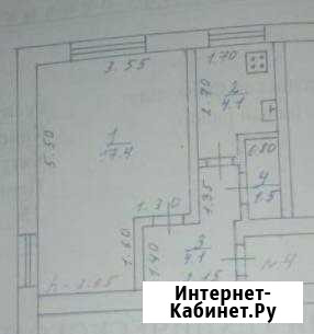 1-к квартира, 27.1 кв.м., 1/2 эт. Хатукай - изображение 1