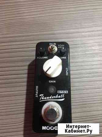 Mooer Thunderball bass. Басовый эффект fuzz и dist Котельники