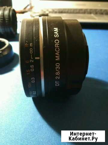 Обьектив sony DT 2.8 30mm Ижевск - изображение 1