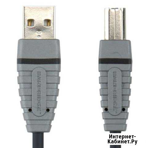 Кабель USB A-B Bandridge 2 метровый Гусь-Хрустальный - изображение 1