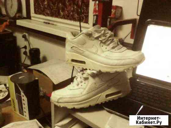 Кроссовки nike AIR MAX кожа белая р37стелька-23см Сочи