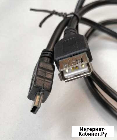 Кабель mini USB OTG 1 метр Perfeo (U4203) Казань - изображение 1