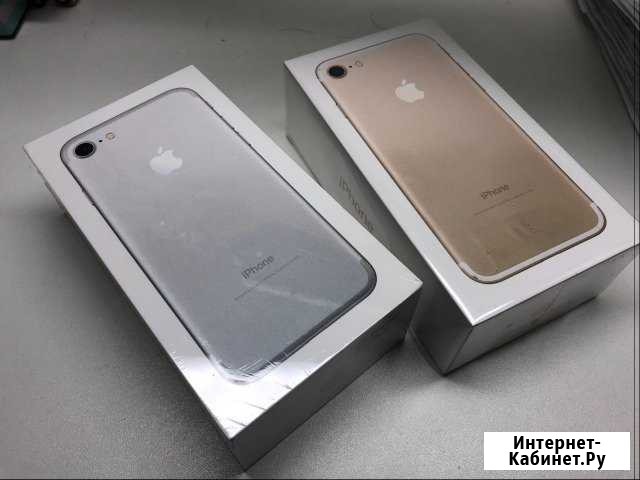 Новый запечатпнный iPhone 7 silver 128gb Нальчик - изображение 1