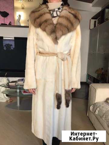 Шуба норковая с соболем Alessandro Bosso Волгоград - изображение 1