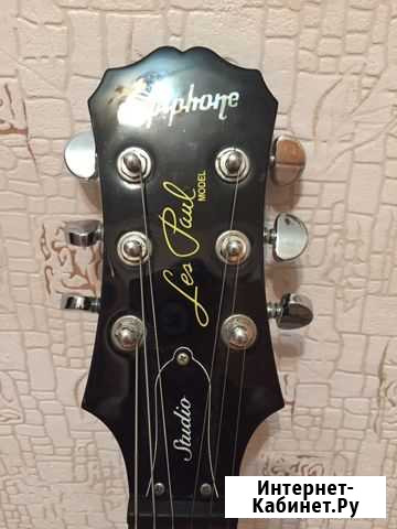 Epiphone Les Paul Studio Ebony CHl 2005г Дюртюли - изображение 1