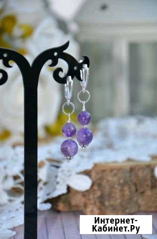 Серьги из аметиста Альметьевск - изображение 1