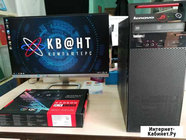 Мощный игровой с видеокартой asus Strix RX 560 4gb Магнитогорск - изображение 1