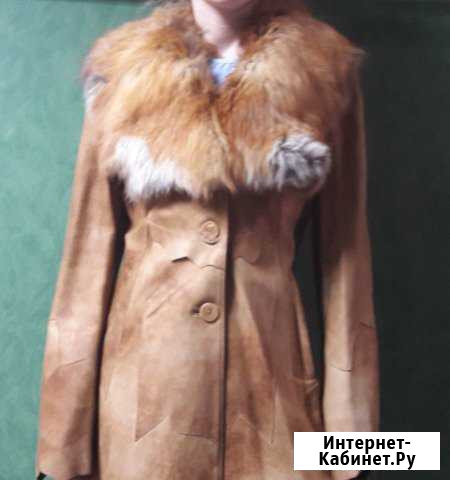 Куртка кожаная с лисой Иркутск - изображение 1
