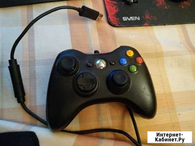 Оригинальный геймпад от xbox 360(подходит к пк) Москва - изображение 1