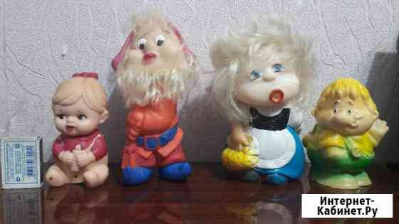 Советские резиновые игрушки 4 шт Краснодар