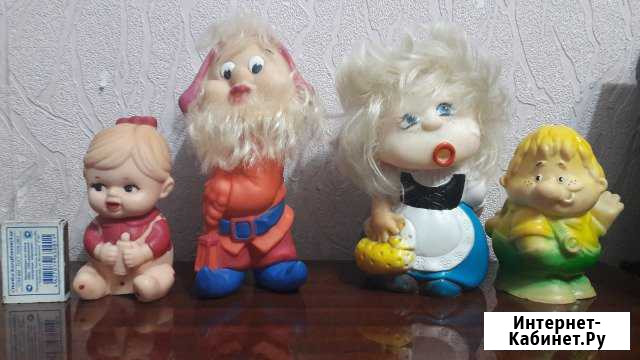 Советские резиновые игрушки 4 шт Краснодар - изображение 1