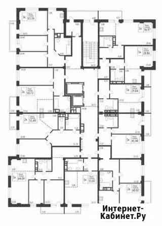 1-к квартира, 29.8 кв.м., 11/16 эт. Брянск