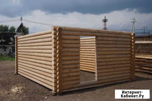 Сруб оцилиндрованный 3x4 Кемерово - изображение 1