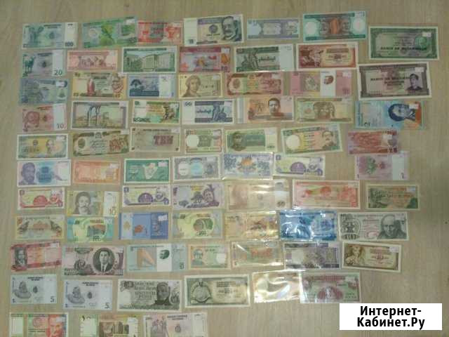 Иностранные банкноты 71 шт Санкт-Петербург - изображение 1