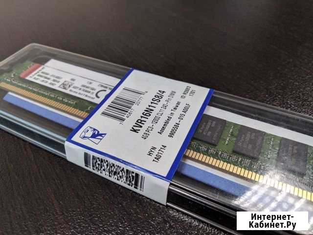 Оперативная память Kingston KVR16N11S8/4 DDR3 4Gb Архангельск - изображение 1