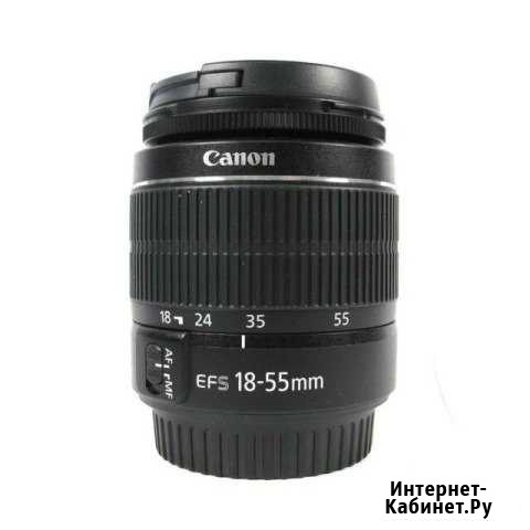 Объектив Canon 18-55 kit stab new Барнаул - изображение 1