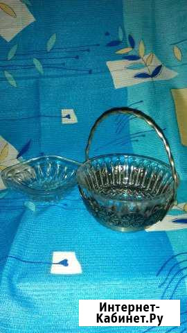 Хрустальная конфетница СССР Санкт-Петербург - изображение 1