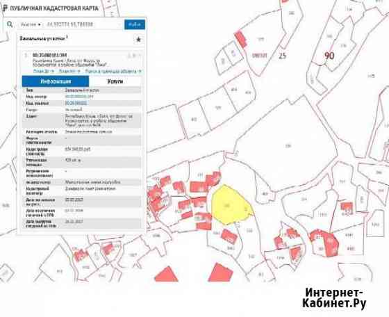 Участок 4.3 сот. (ИЖС) Алупка