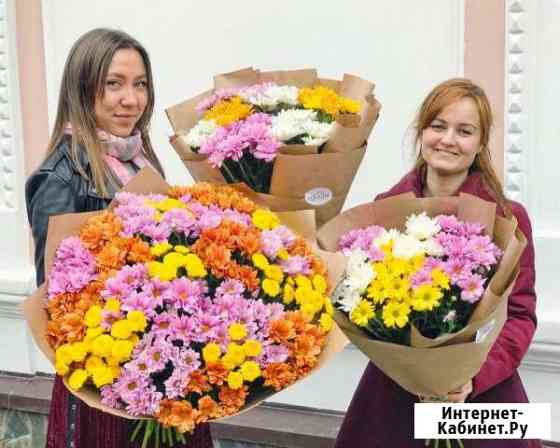 Яркие хризантемы ромашки. Москва Доставка Москва
