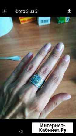 Кольцо серебряное Курск