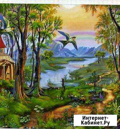 Раскраска по номерам- ласточка в полете. 40х50 см Красноярск