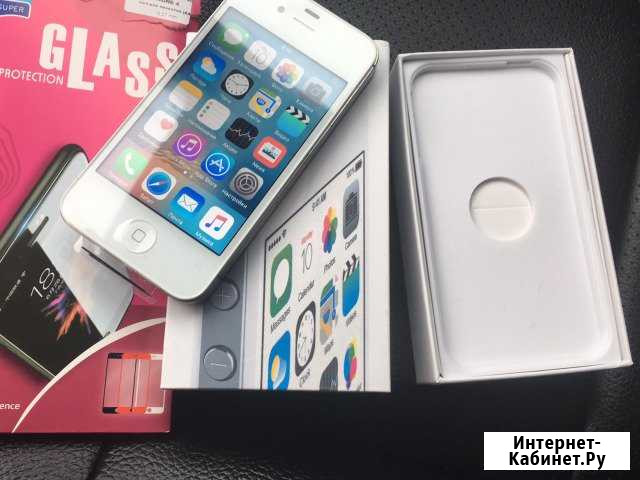 iPhone 4s 16gb white, новый Челябинск - изображение 1