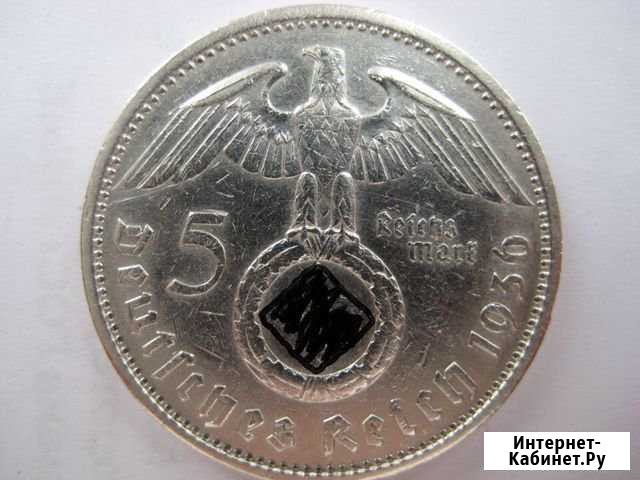 5 марок 1936.Германия Кстово - изображение 1