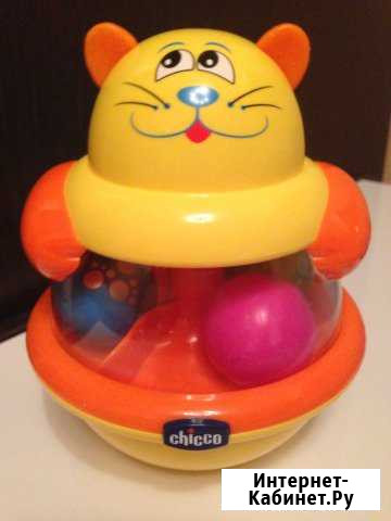 Продам игрушку Chicco котёнок - неваляшка Балабаново - изображение 1