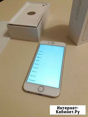 iPhone 6 gold 32 gb на iCloud Челябинск - изображение 1