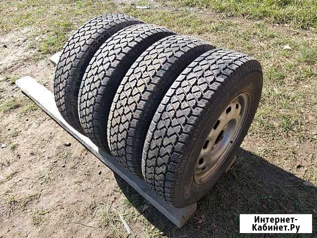 Комплект японской резины 165/80R13 на дисках 4*100 Чита - изображение 1