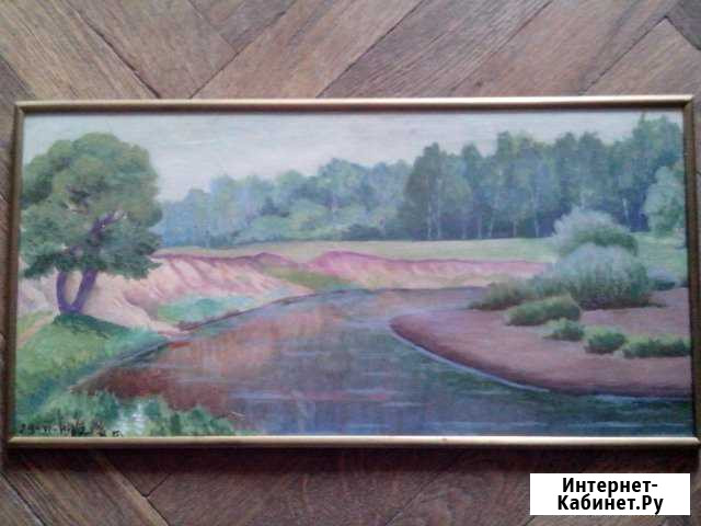 Картина День. пляж, речка. 67-69гг Дубовое - изображение 1